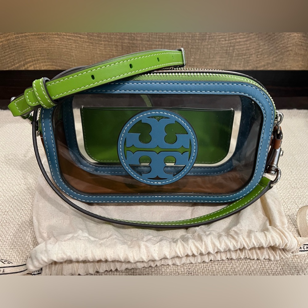 Tory Burch Mini Miller Clear Crossbody Bag